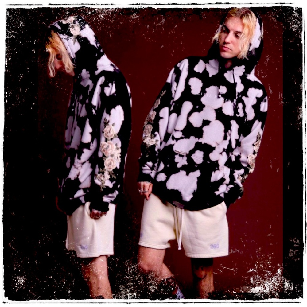 Civil Regime White Rose Hoodie Dust to Dust Large UNOPENED NEVER WORN RARITY!